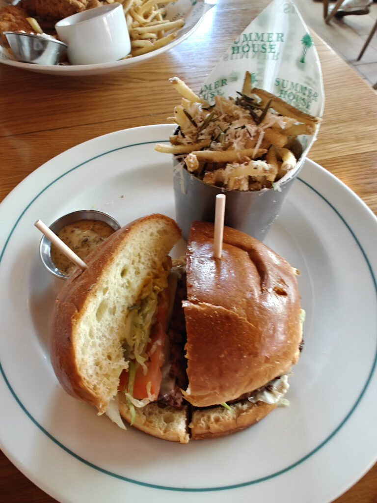 Summer House on the Lake Burger