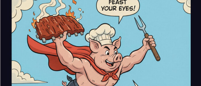 Polite Pig Cartoon pic